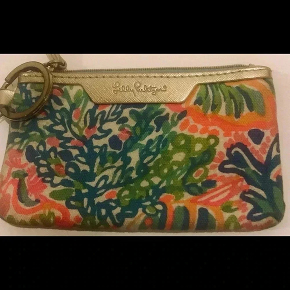Lily Pulitzer change purse with license holder - Picture 1 of 3